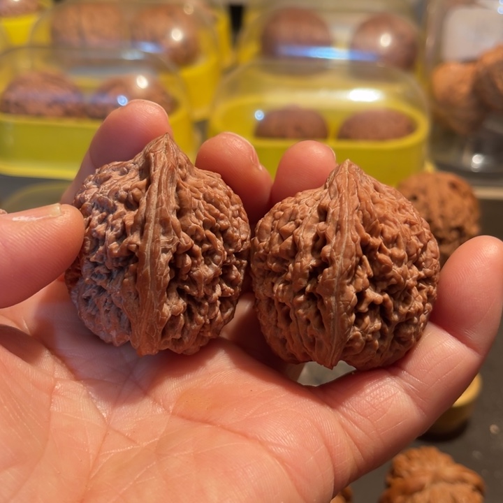 文玩核桃把件全品发蒜头40