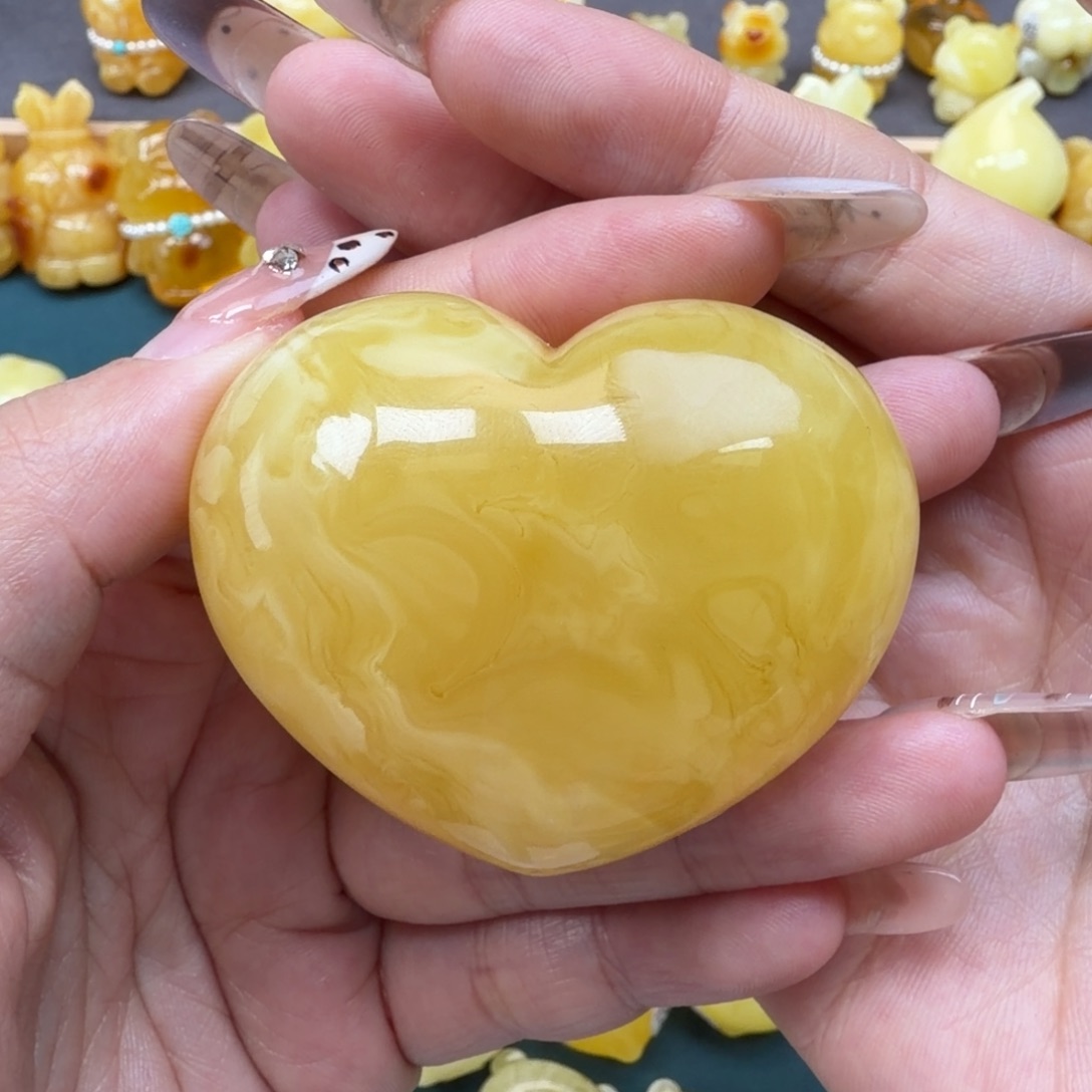 琥珀未镶嵌裸石蜜蜡