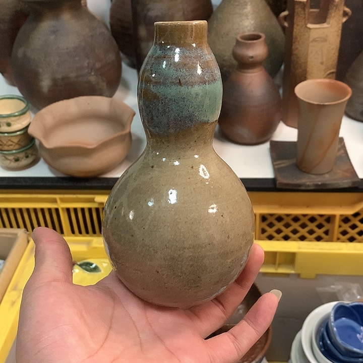 陶瓷材料葫芦花瓶