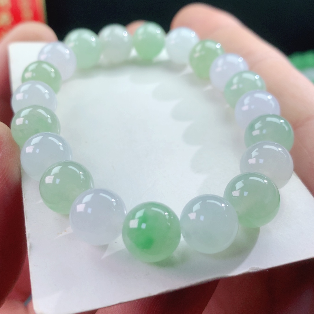 未镶嵌手链翡翠014卡9+