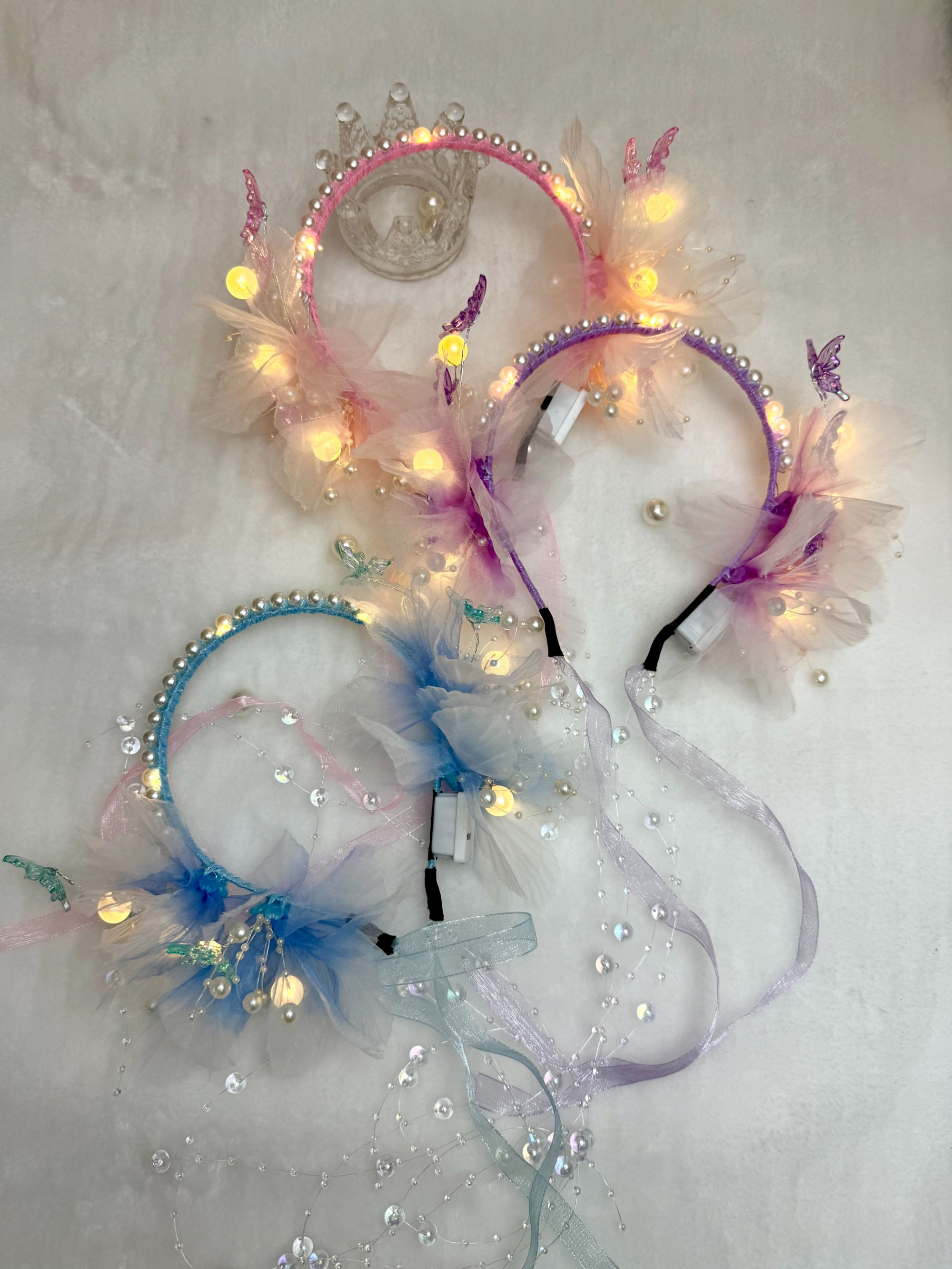 【高端大气上档次高配高品质】烟雨发箍 手工材料包