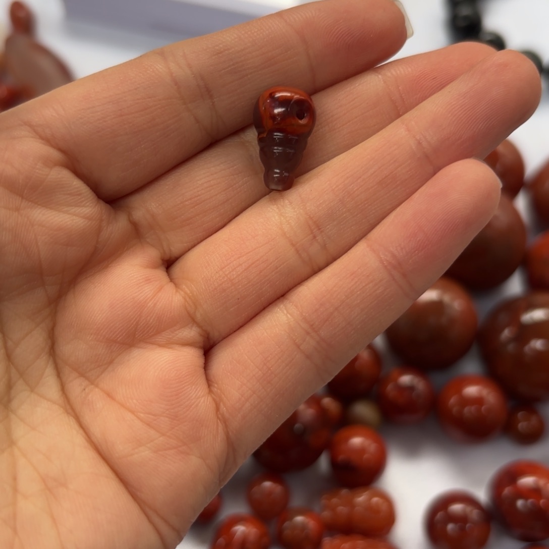 合金南红玛瑙挂件