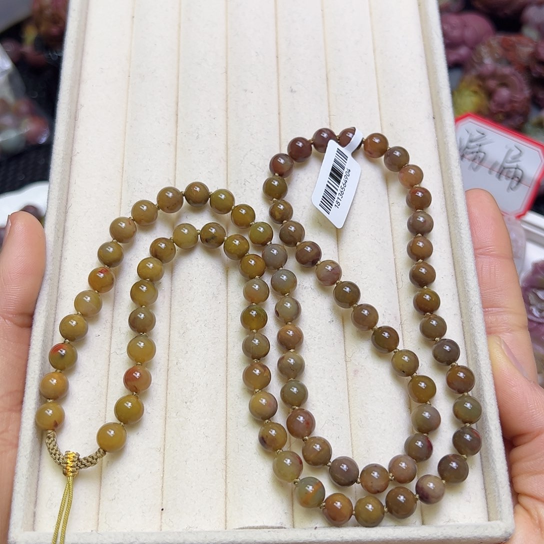 玛瑙/玉髓未镶嵌定制手串