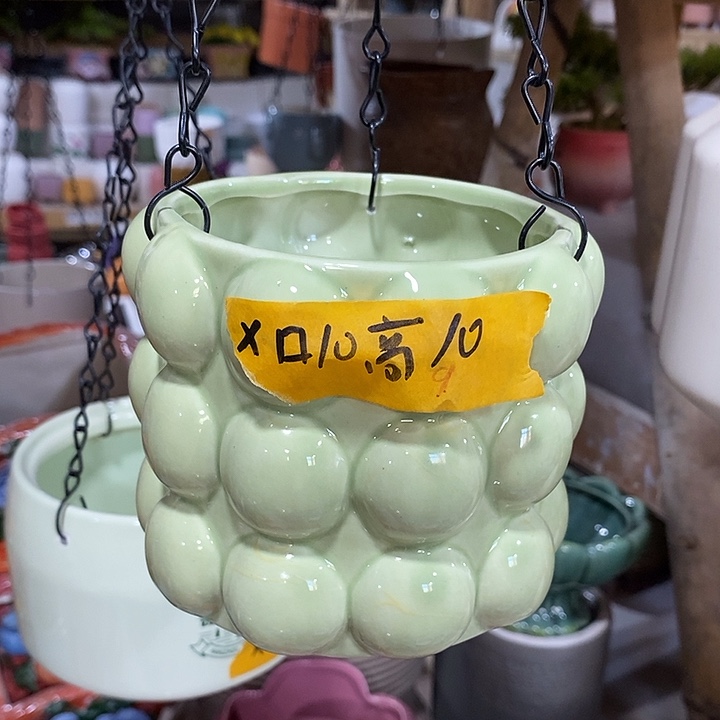 陶摆件陶盆有孔 瑕疵介意勿拍