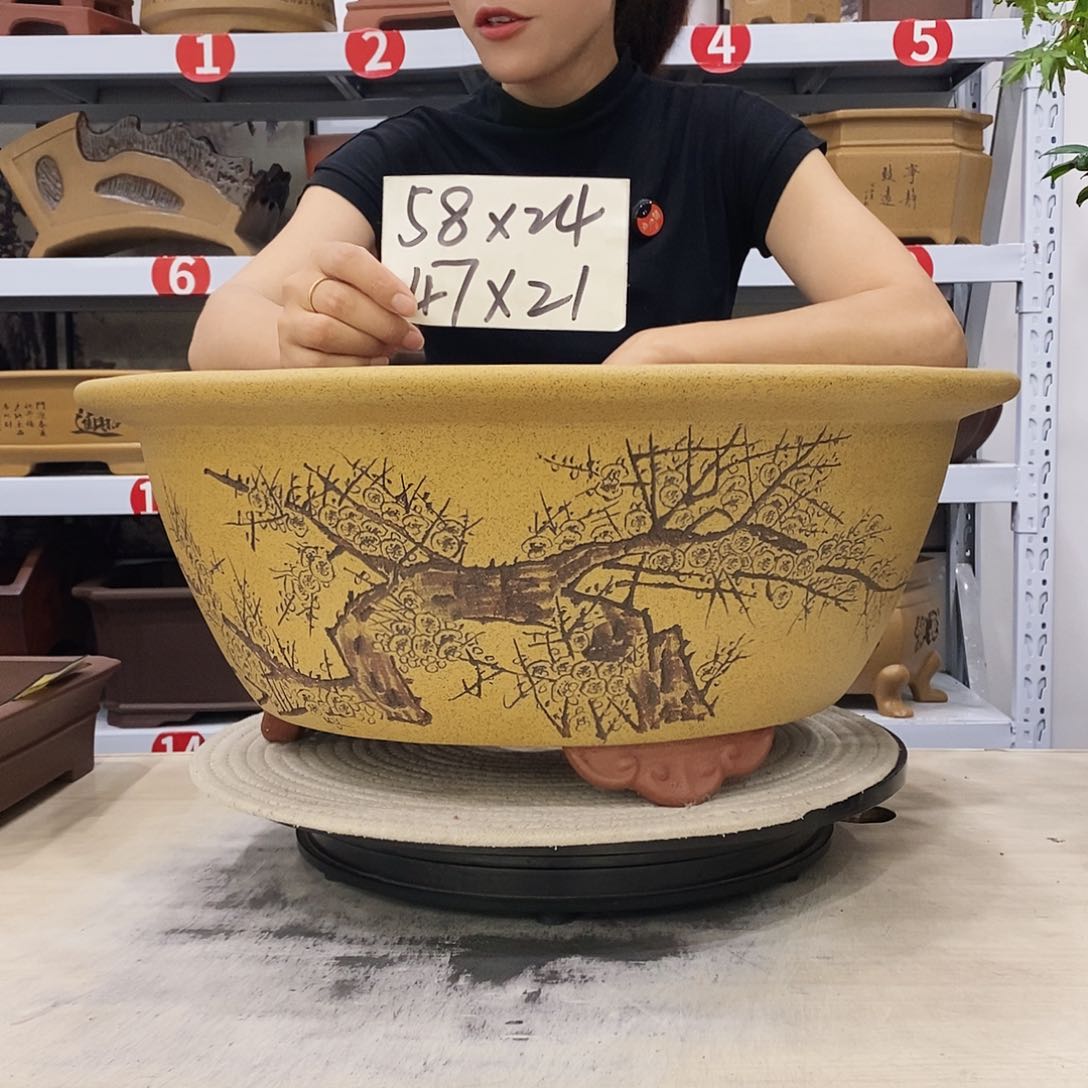 紫砂花盆紫砂花盆