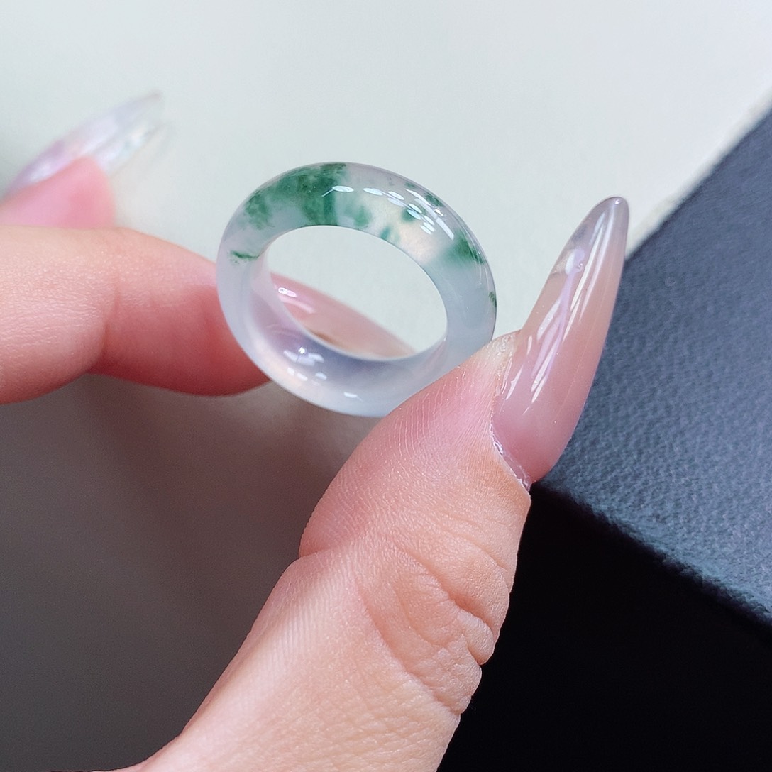 未镶嵌戒圈翡翠11-12号