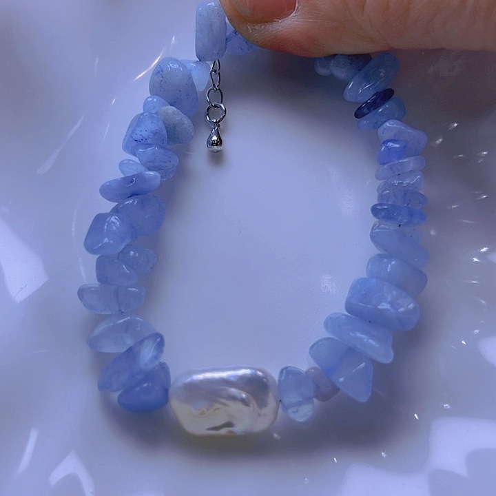 淡水珍珠手绳合金