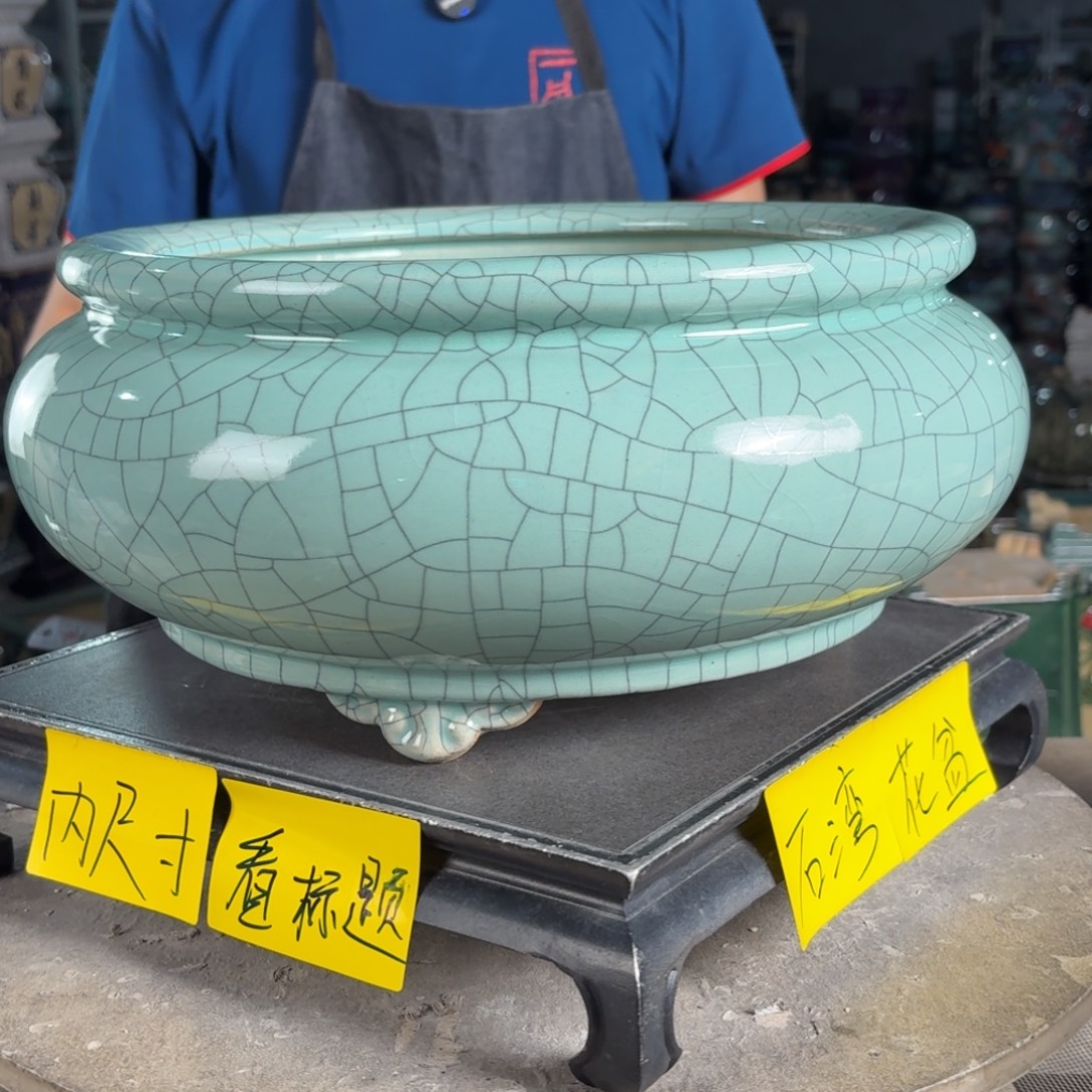 一风堂石湾花盆 内26*12