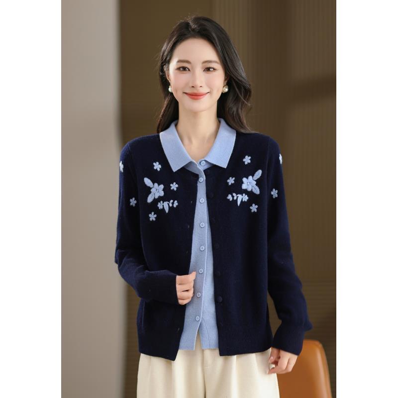 (101-200)-《孤品缺码》简约时尚短款气质秋冬翻领打底衫