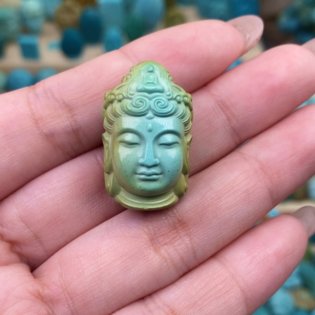 绿松石珠宝奇石未镶嵌