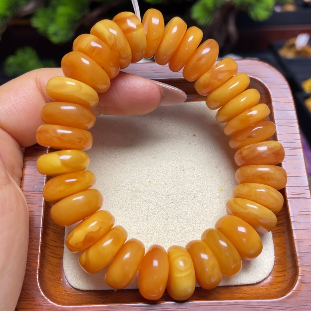 蜜蜡手链未镶嵌手串