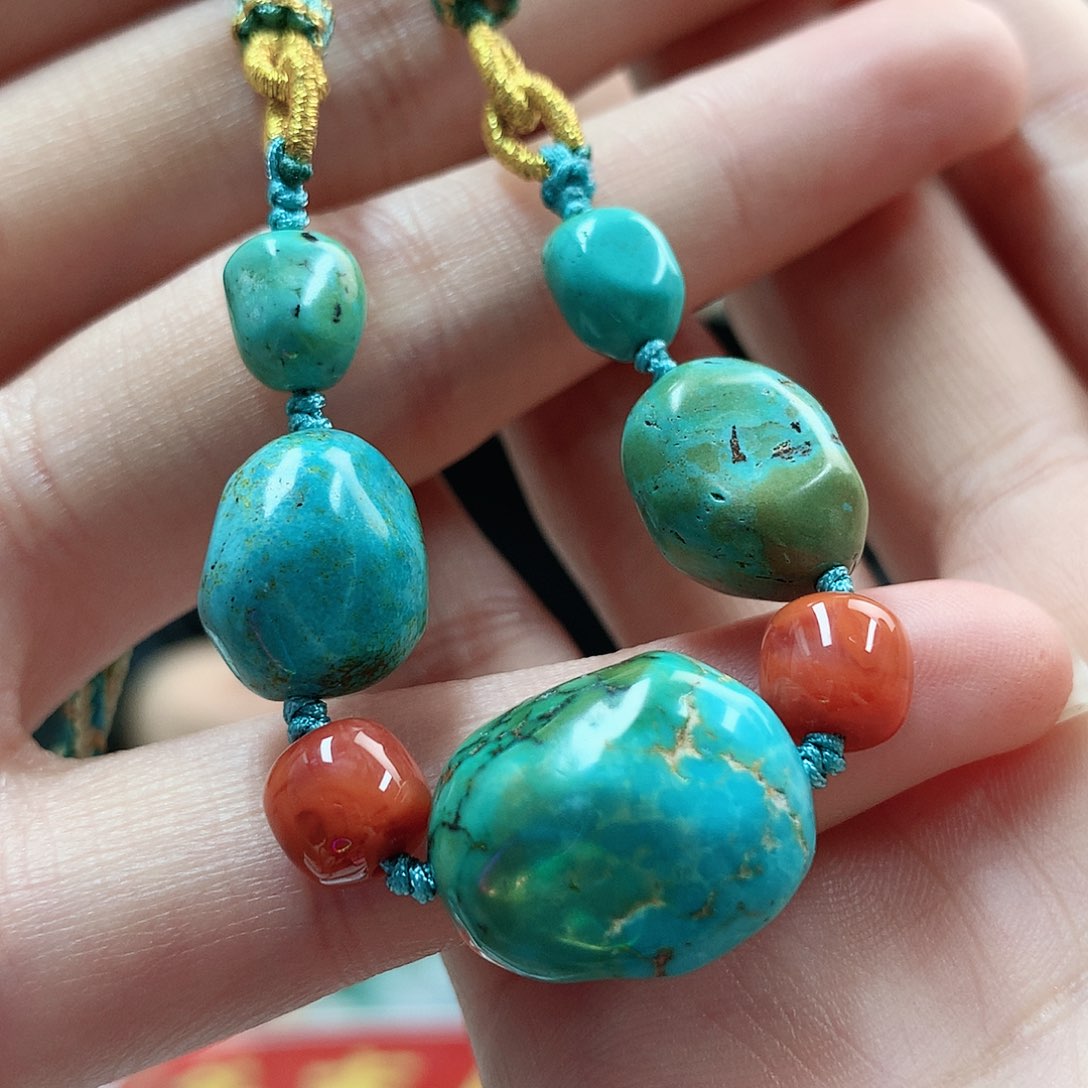 未镶嵌绿松石珠宝奇石