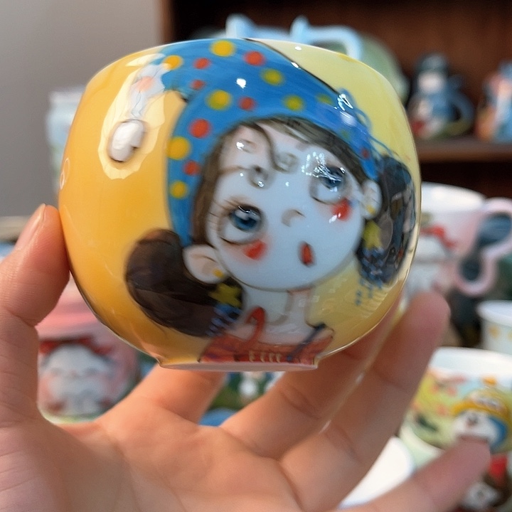 陶景德镇釉下手绘陶瓷 