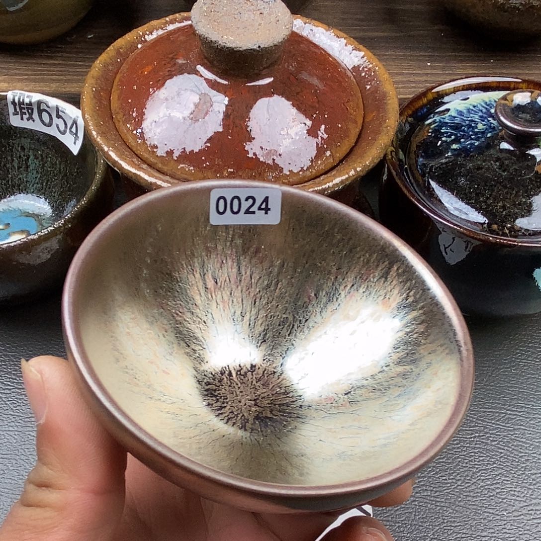 茶盏微瑕建盏主人杯子