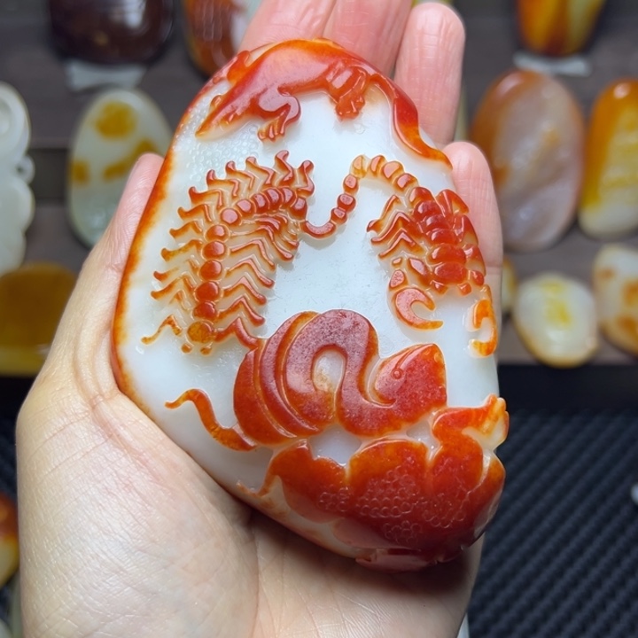 山***3和田玉未镶嵌颈饰