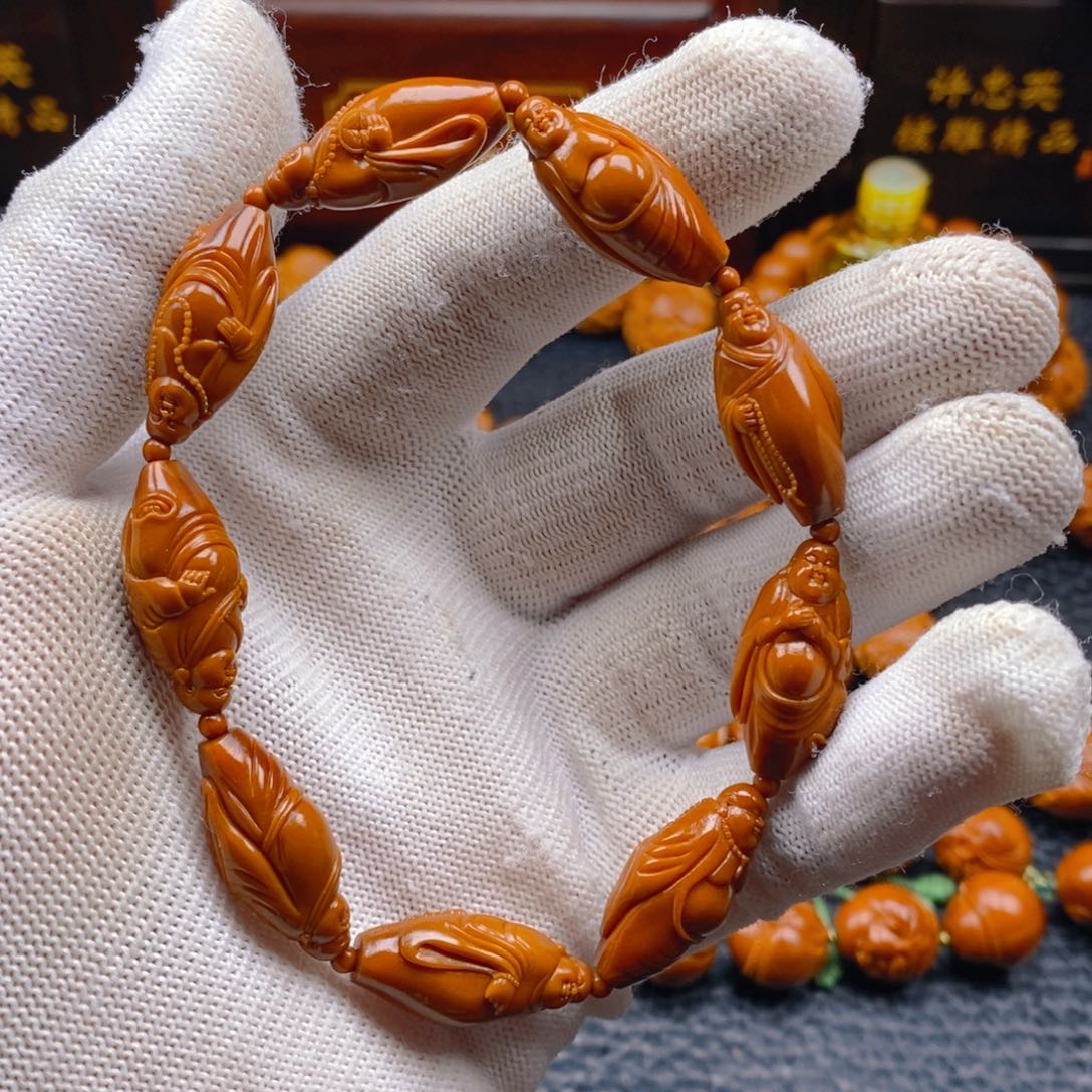 橄榄核手串/手链许静健1.2静思米勒