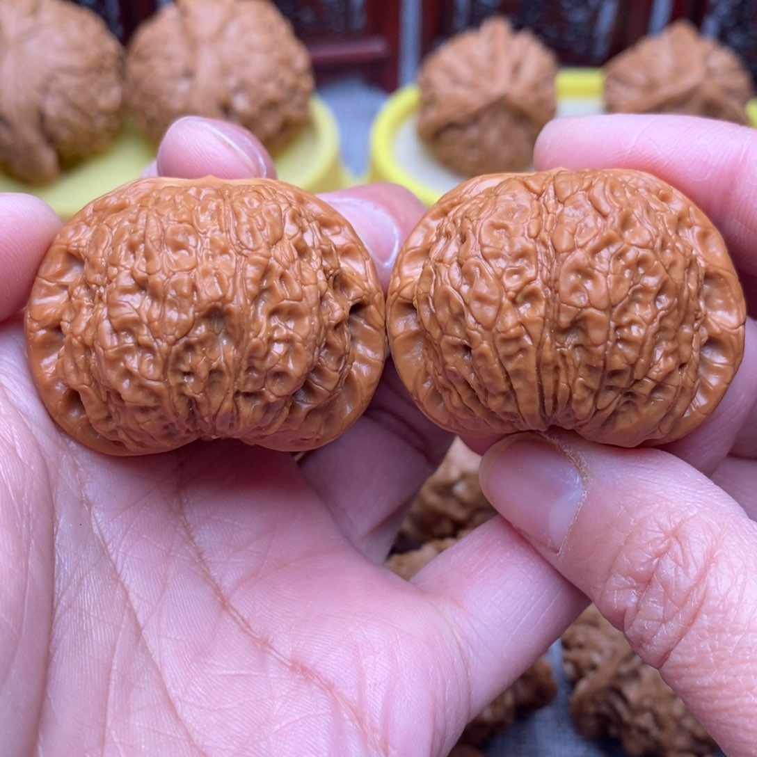 文玩核桃把件肉球毕业精品血麒麟39.8尺