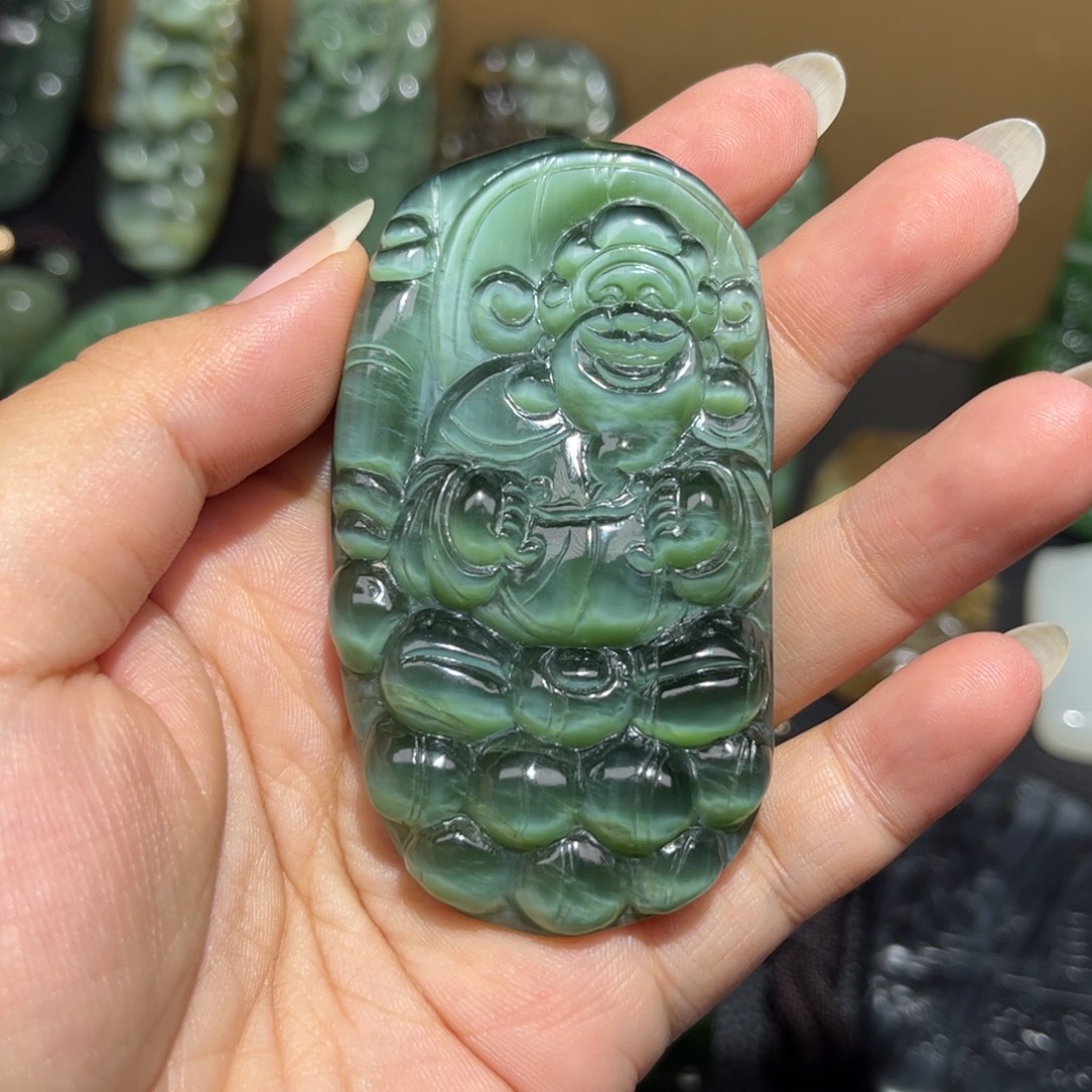 小***丫颈饰未镶嵌和田玉