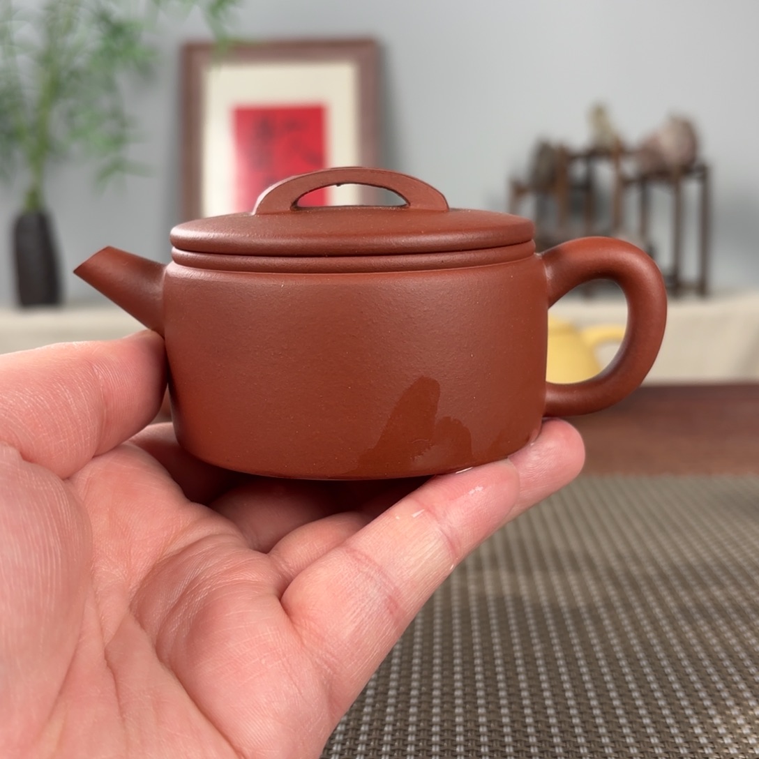 紫砂茶壶微瑕黄龙山原矿紫砂壶