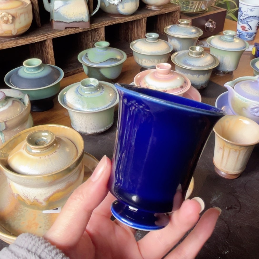 杯青纯手工制作柴烧手作