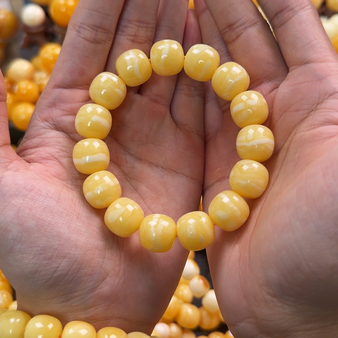 琥珀未镶嵌珠宝奇石15mm同料