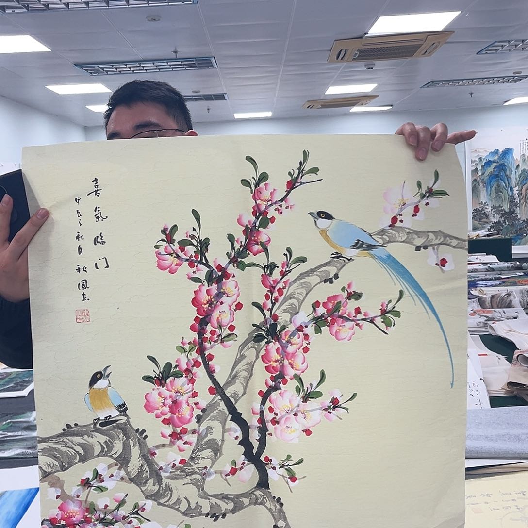 国画宣纸国画作品纯手绘