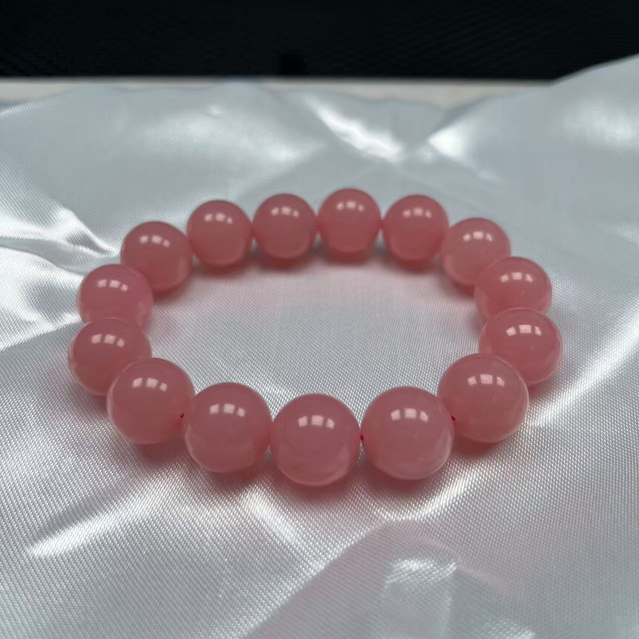 a948粉碧卡14mm手串项链