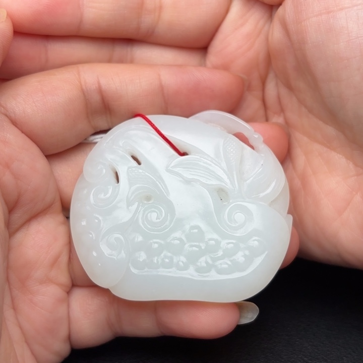 和田玉未镶嵌挂件能**大