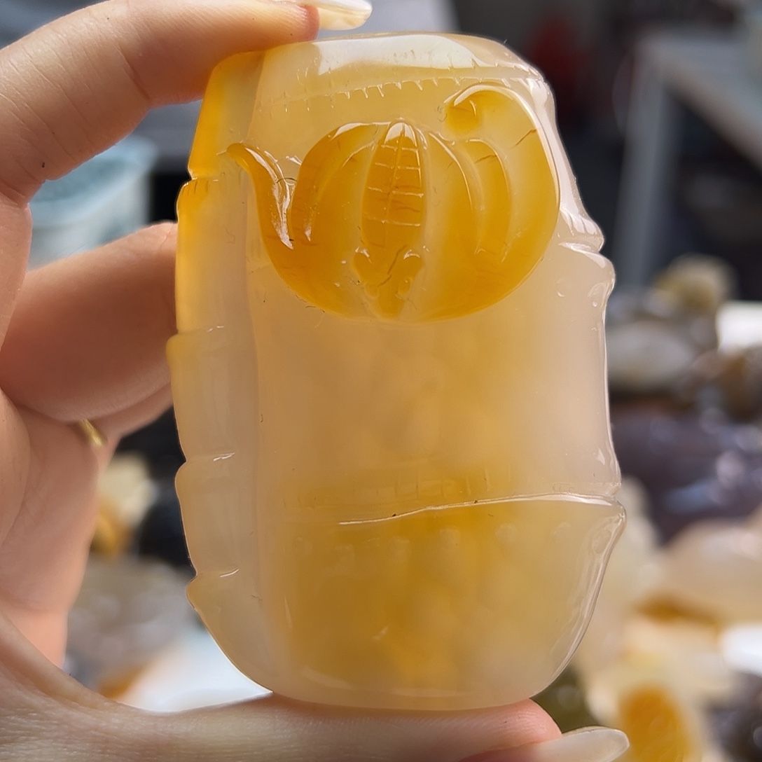 玛瑙/玉髓未镶嵌吊坠(不含链)