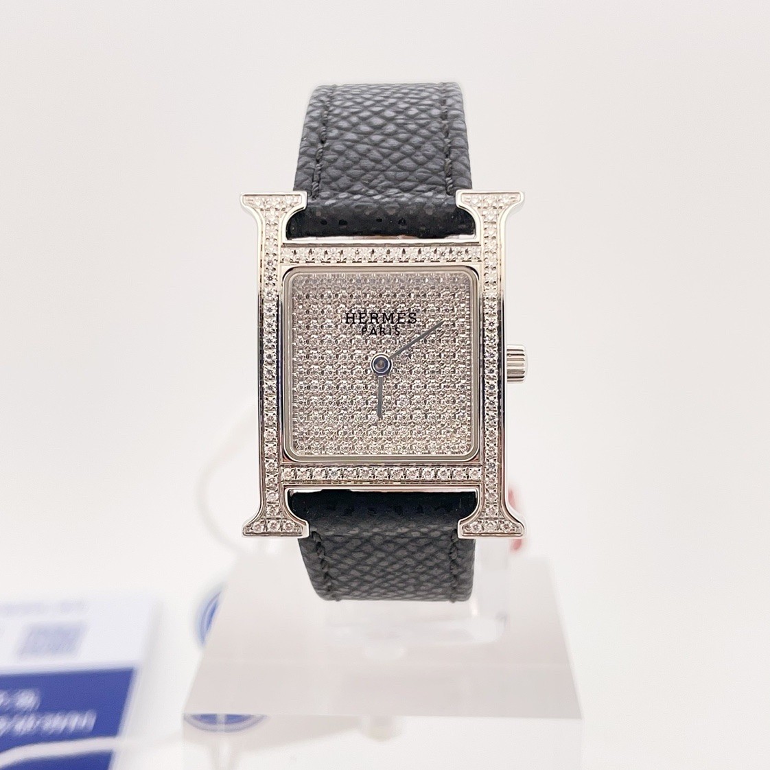 95新 Hermes/爱马仕 石英腕表后钻 20.5mm/公价85999/jm3655