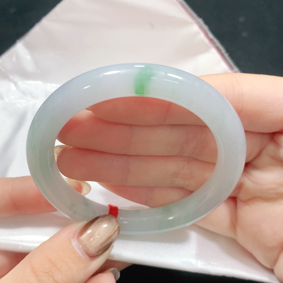 翡翠未镶嵌手镯52圈1228