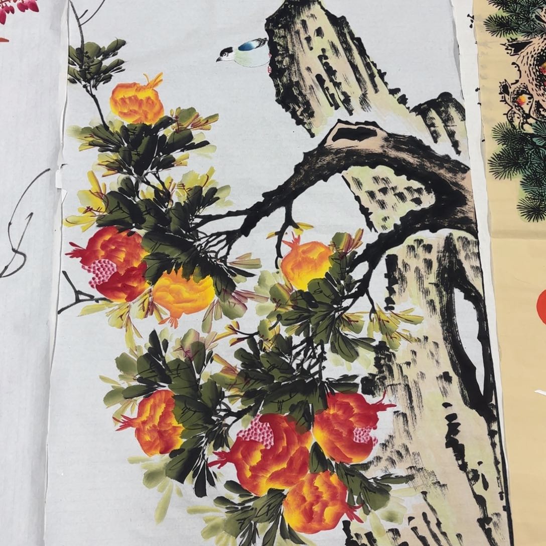 国画70/140四尺手绘 