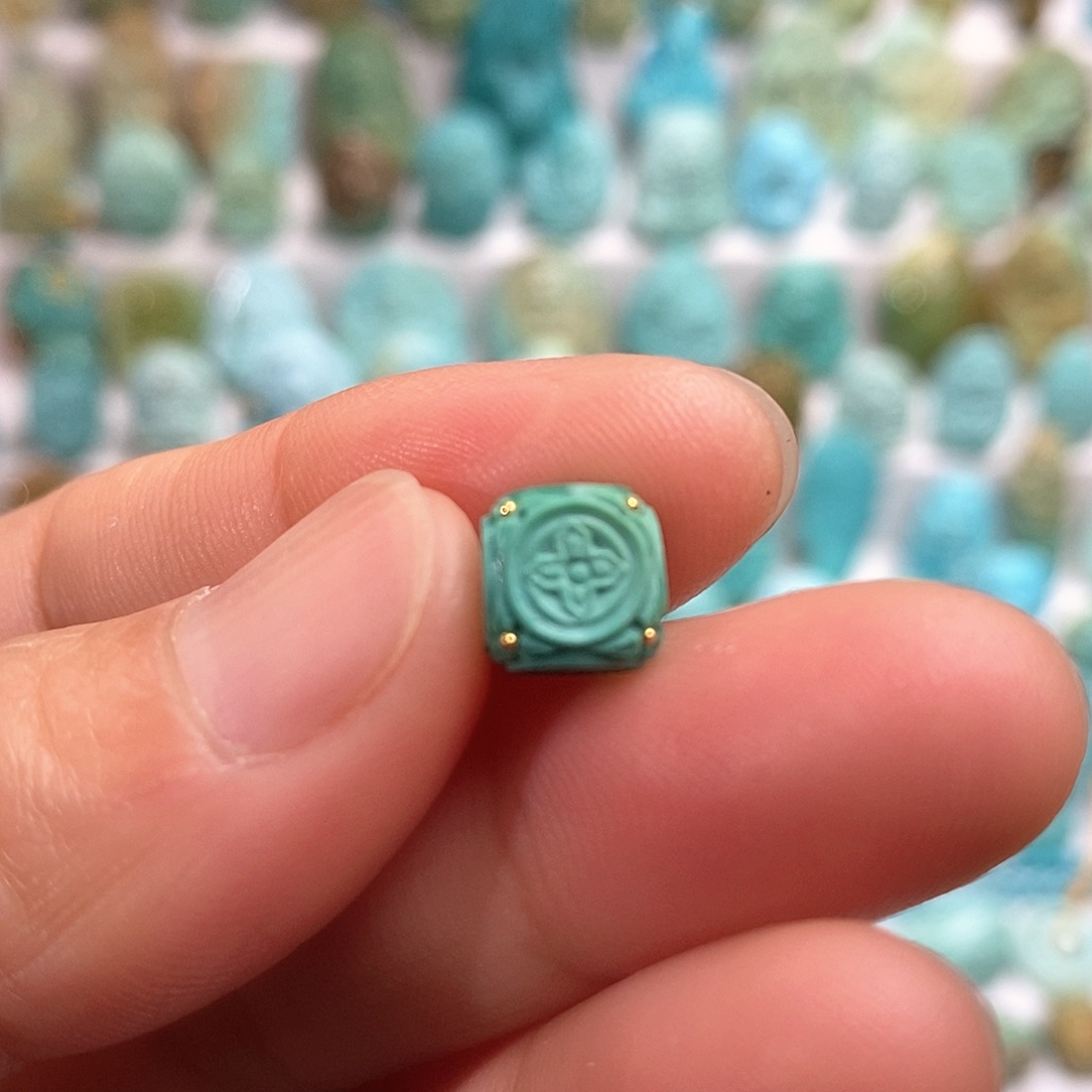 绿松石未镶嵌绿松石绿松石