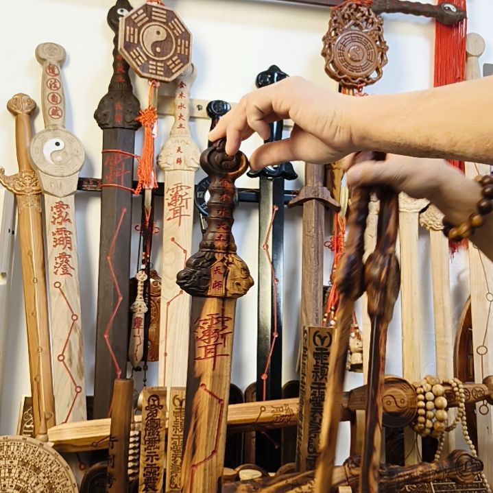 温***懿桃木高度60厘米原木原色