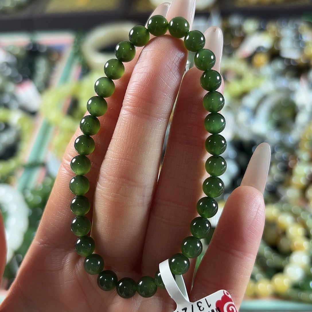 和田玉未镶嵌手链486