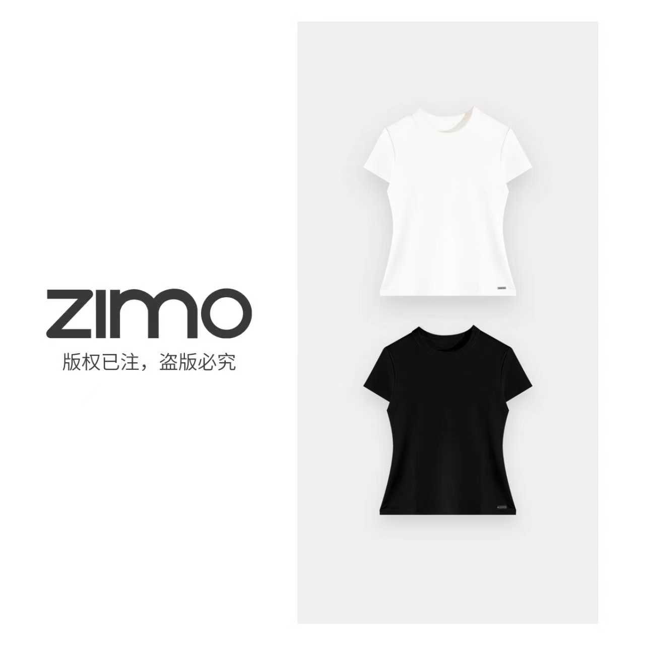 女士短袖黑+白699 强推福利T-zimo-瑜伽服健服YFDX699
