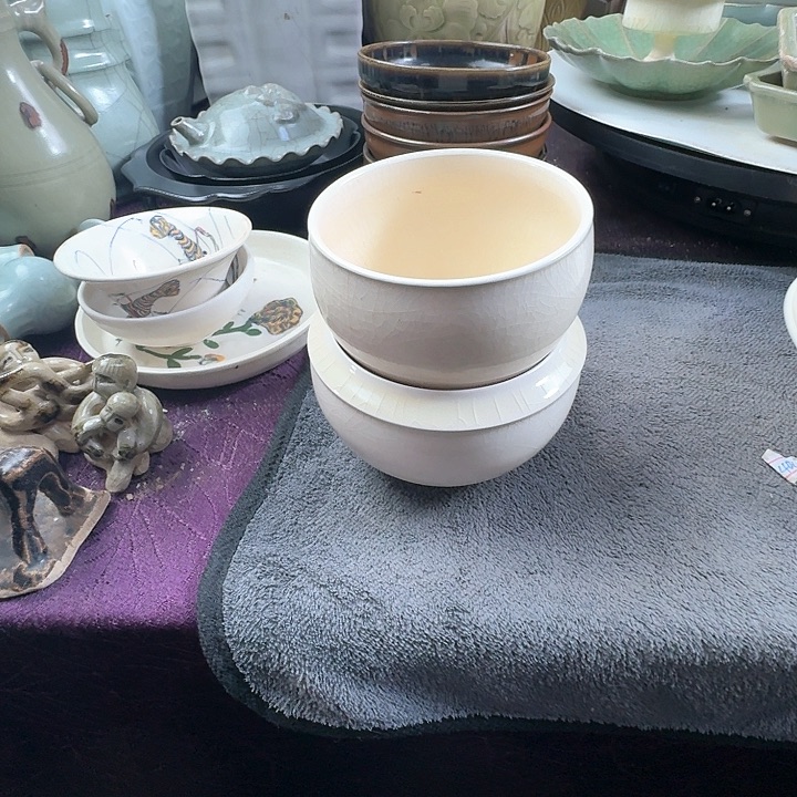 摆件唐**韵瓷器和陶器中