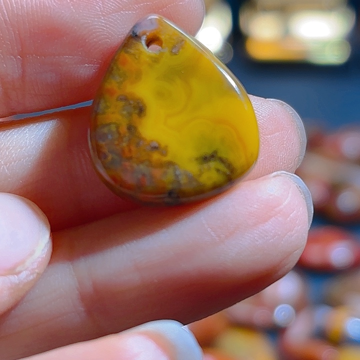 玛瑙/玉髓吊坠(不含链)未镶嵌