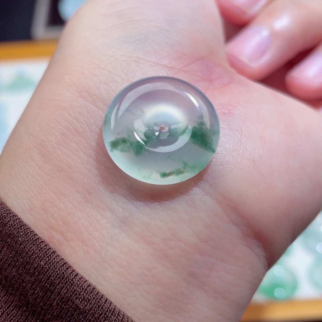 颈饰未镶嵌翡翠扣子