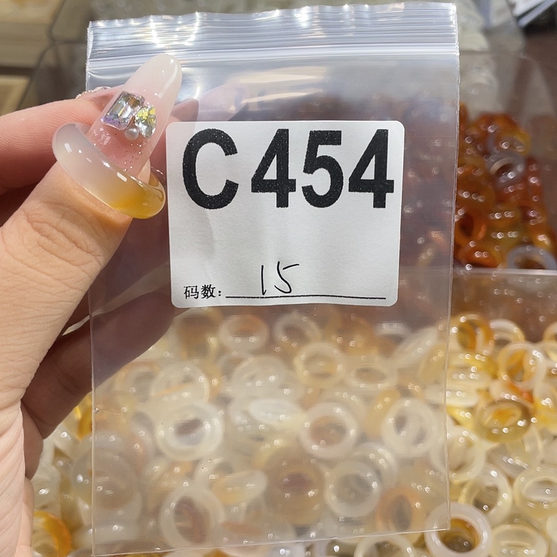 合金戒指玛瑙/玉髓454