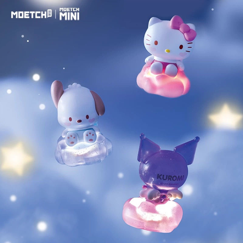 【欧气拆盒】三丽鸥sanrio天使宝宝系列萌趣豆盲盒可碰撞发光公仔