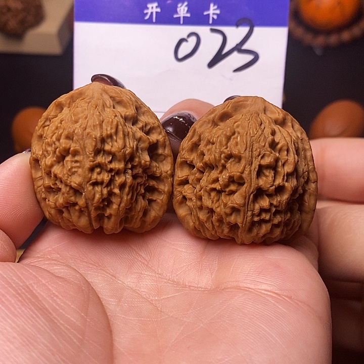 桃核吊坠文玩核桃南疆石36全品n