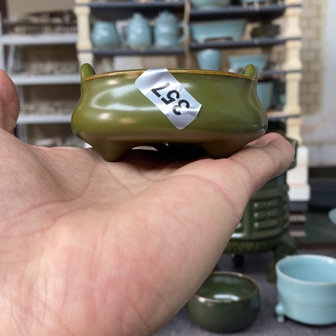 陶瓷摆件抱朴瓷器仿古微瑕