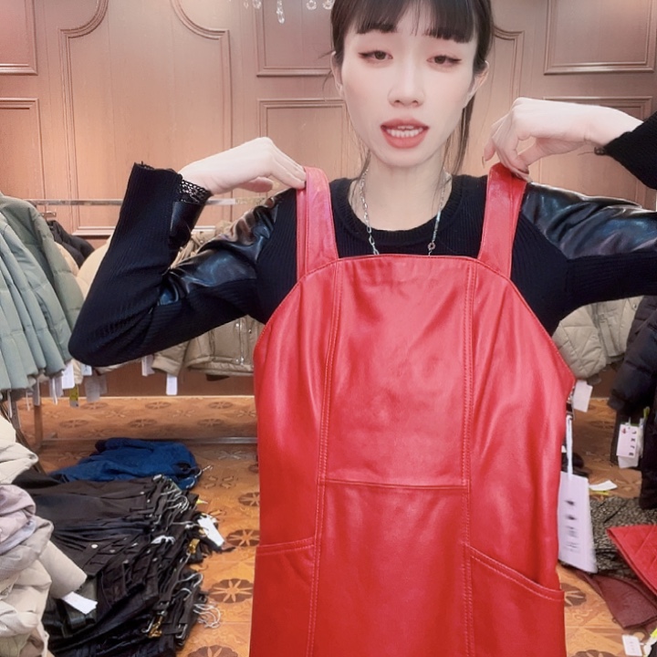 90……115斤皮连衣裙，
