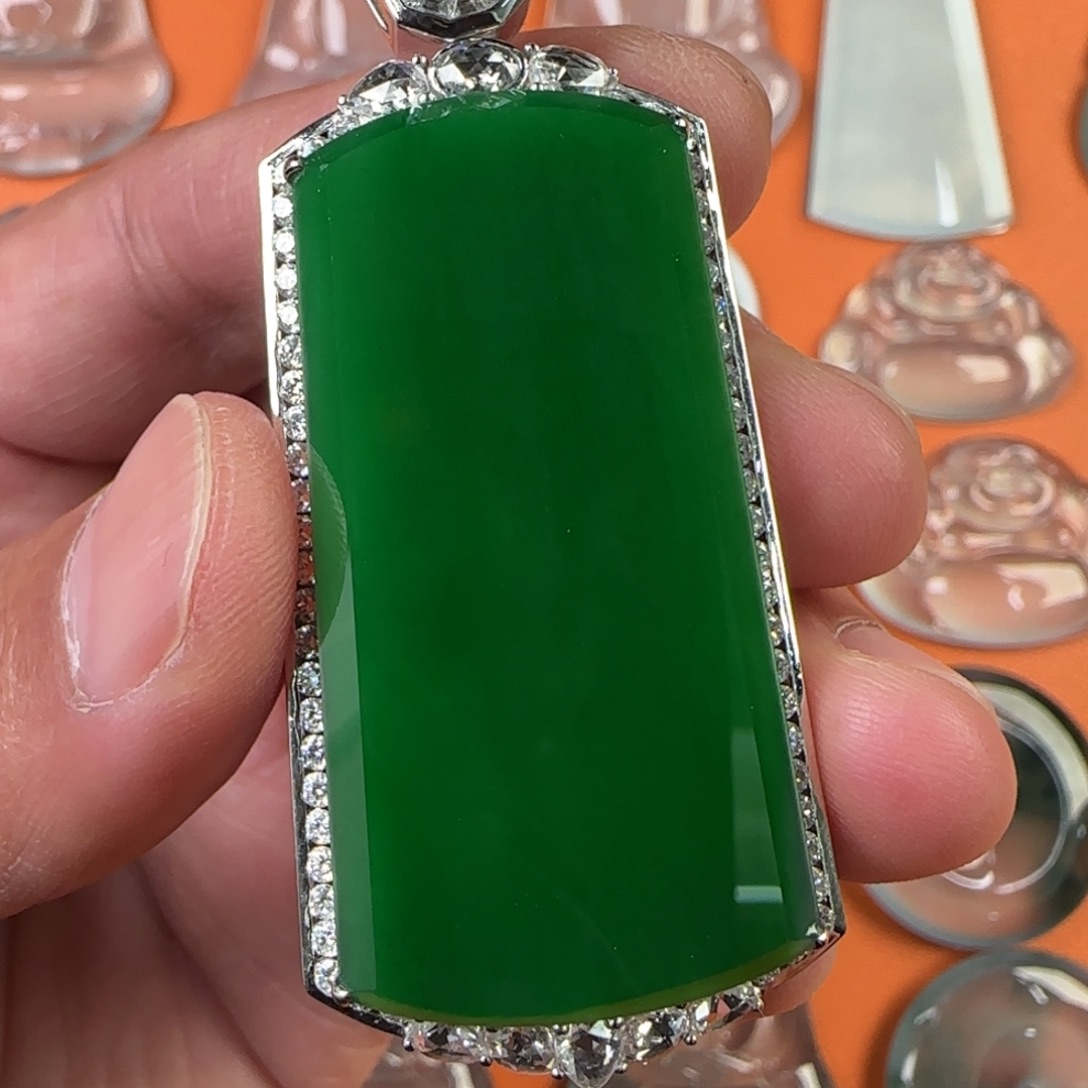 定制翡翠未镶嵌天然