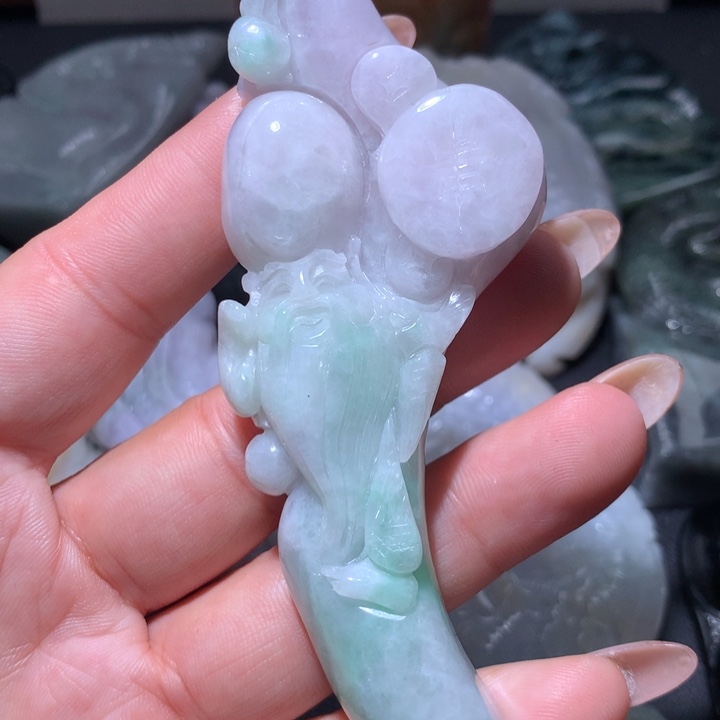 翡翠未镶嵌颈饰保真天然A货翡翠