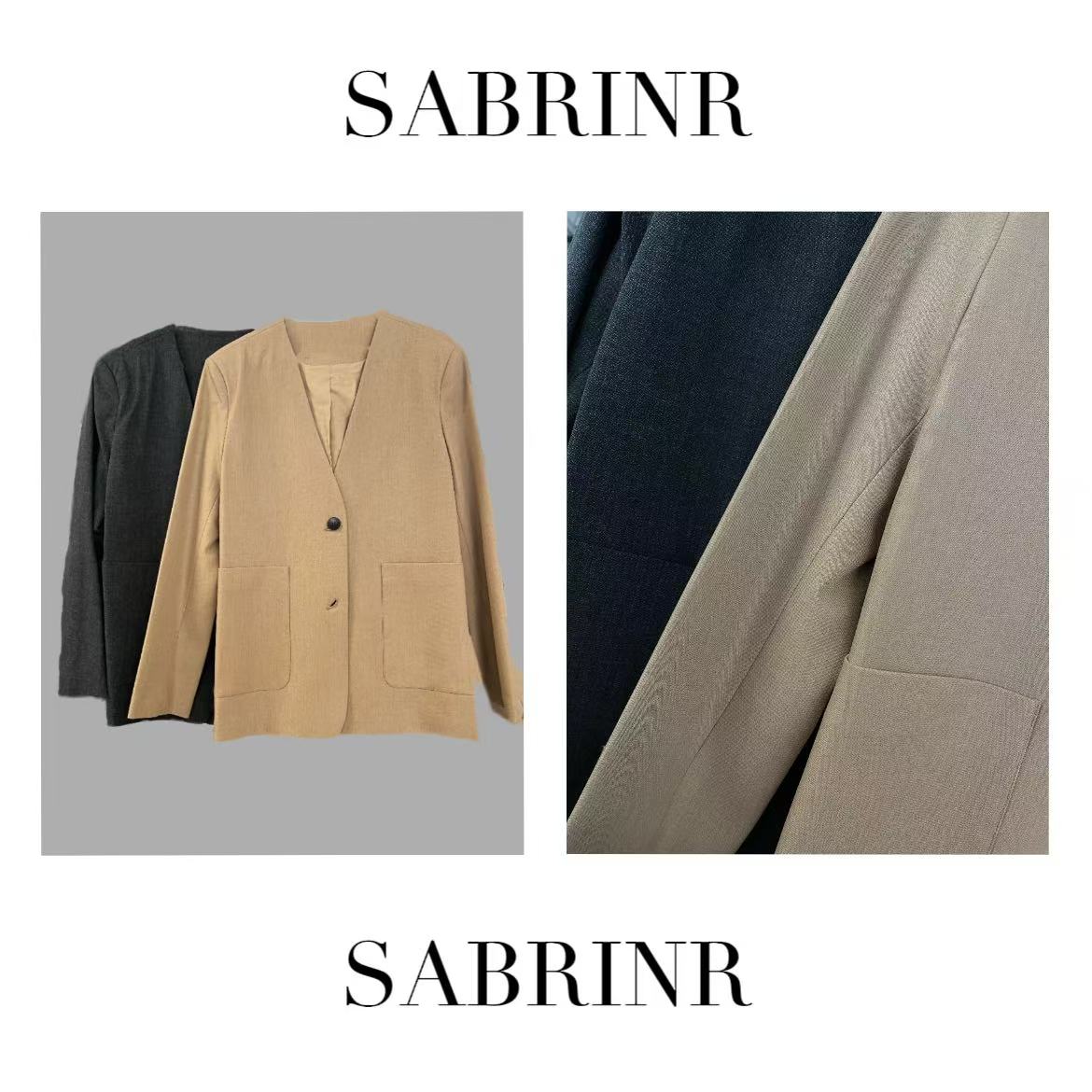 秋季新款休闲吧百搭西装外套 1006