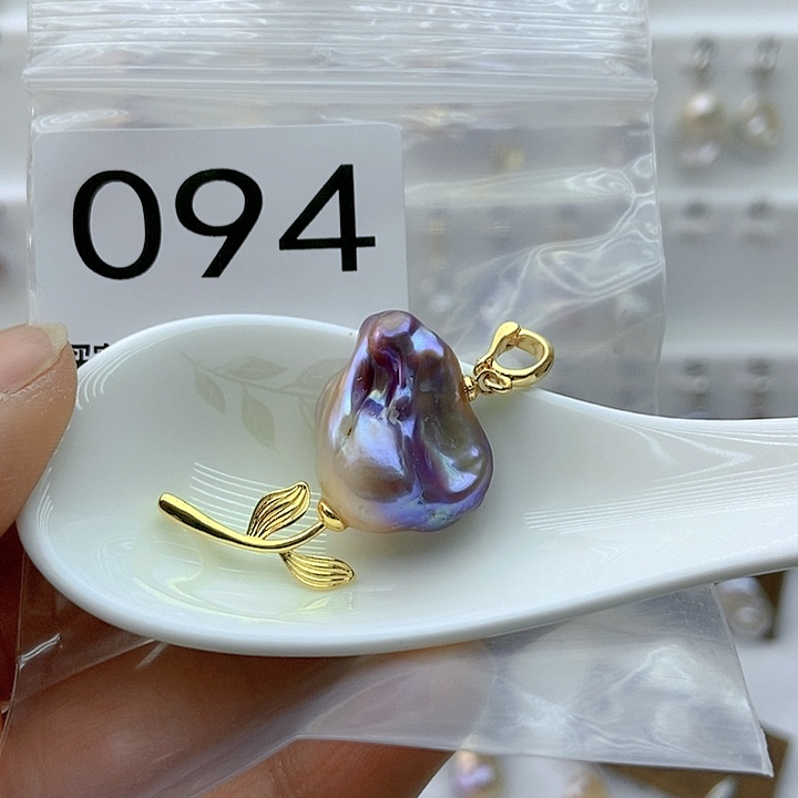 淡水珍珠颈饰银S925镶嵌