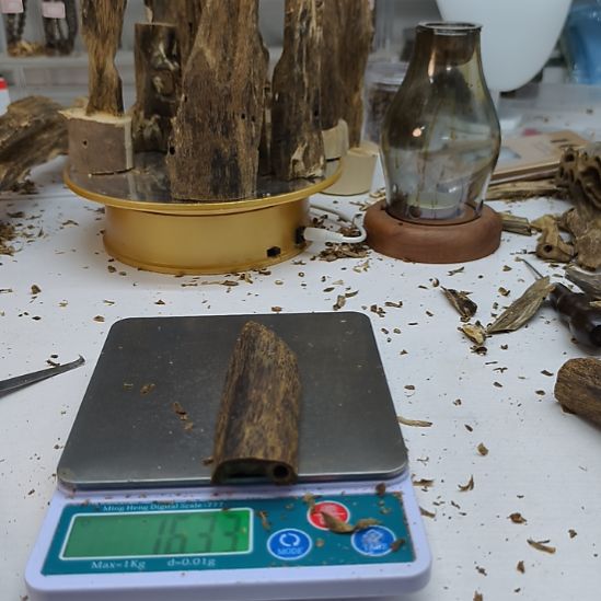 沉香碎屑沉香棋楠虫漏小料16克