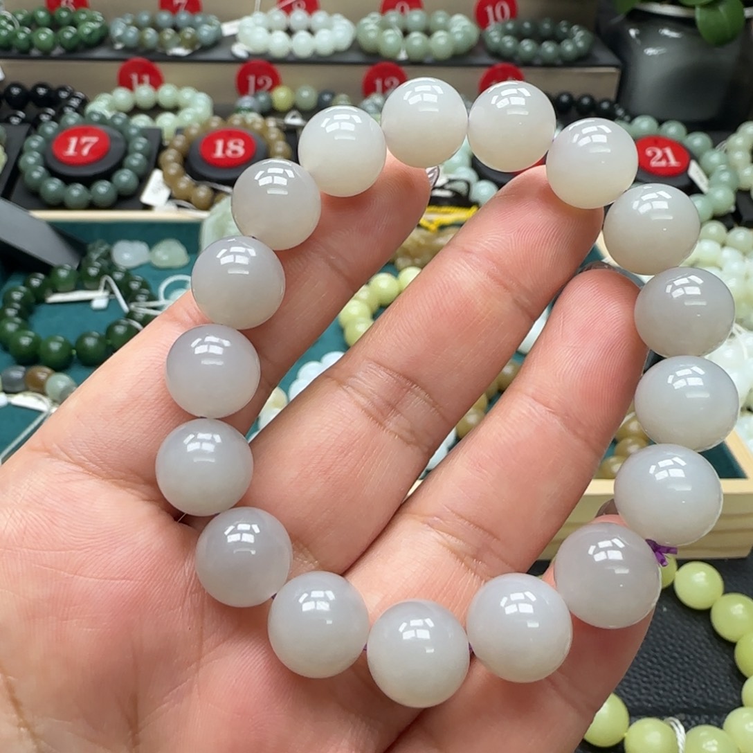 和田玉未镶嵌手链12